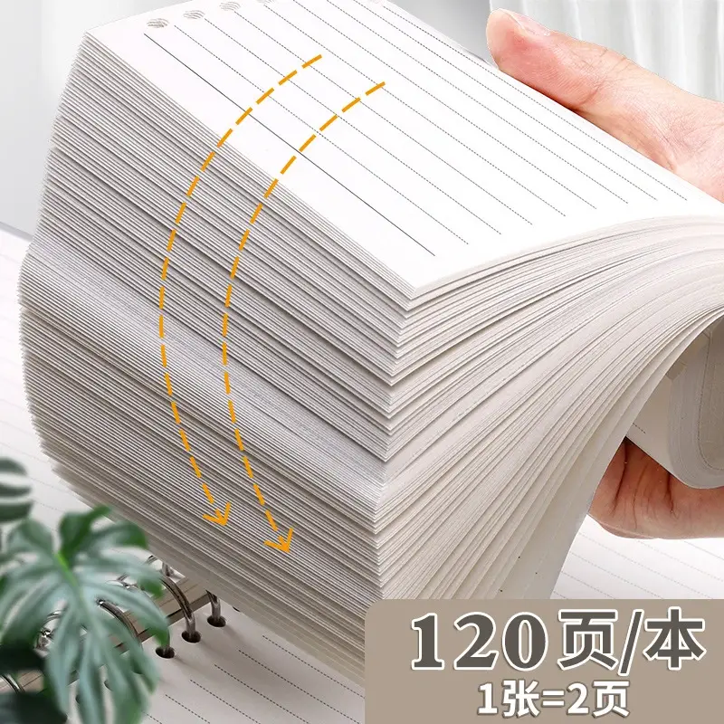 Ring binder planner design detail