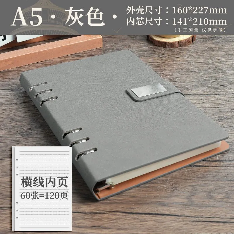 Refillable Loose Leaf Planner Notebook